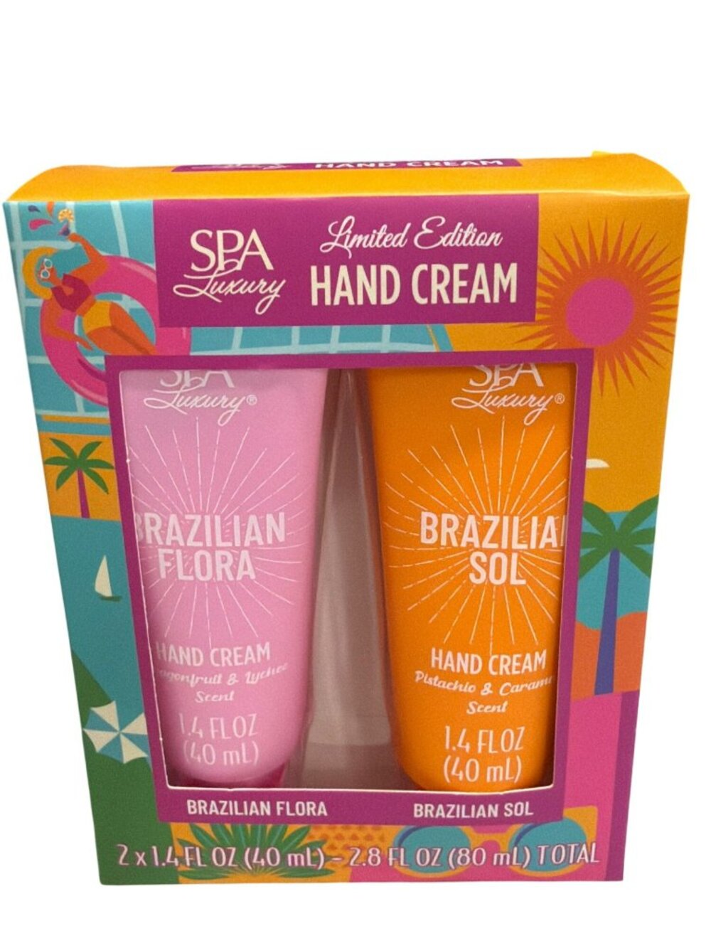 Spa Luxury Limited Edition Hand Cream Set Brazilian Flora & Sol Scents